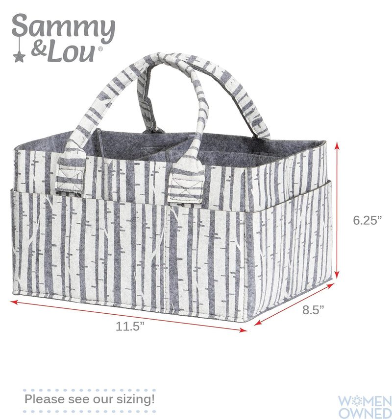 Sammy & Lou Windel-Organizer aus Filz – Kinderzimmer Aufbewahrungskorb und Auto Organizer für Windel