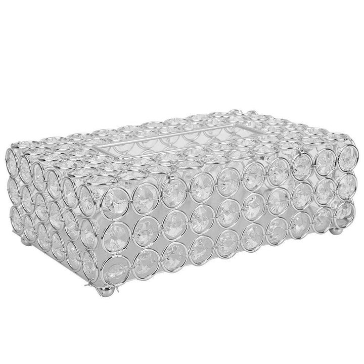 Dekorative Kristall Tissue Box, Rechteckige Tisch Taschentuchhalter Abdeckung Komestikbox Taschentuc