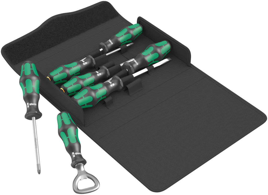 Wera '05105625001 Kraftform 300/7 Set 3 Schraubendreher-Satz, 7-teilig
