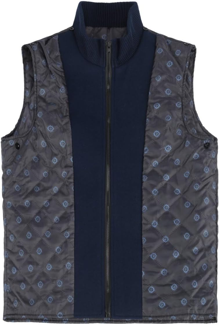 YOUTHUP Herren Mantel mit Steppweste Winter Wollmantel Wolle Slim Fit Übergangsmantel Outdoor Winter