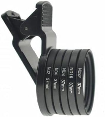 System-S ND Filter 37 mm Neutraldichtefilter Graufilter mit Clip für Smartphone SET, SET