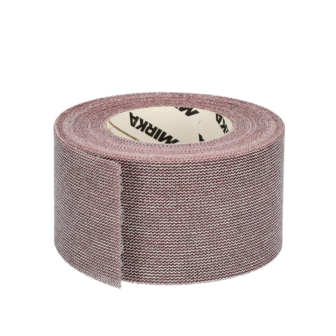 Mirka Abranet Netz-Schleifrolle 75 mm x 10 m Klett / Korn P80 / 1 Rolle / zum Schleifen von Holz, Sp
