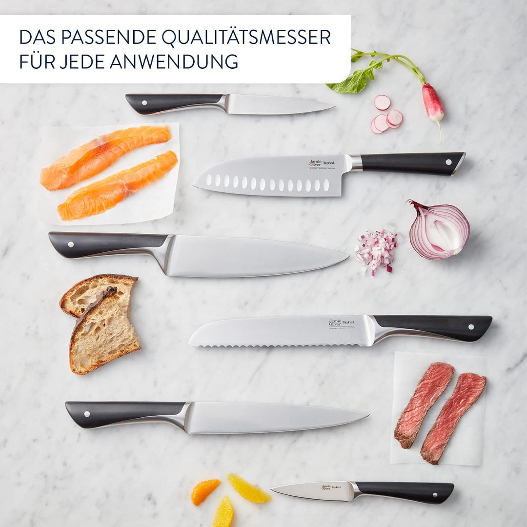 Jamie Oliver by Tefal K26701 Kochmesser 20 cm | hohe Schneideleistung | unverwechselbares Design | w