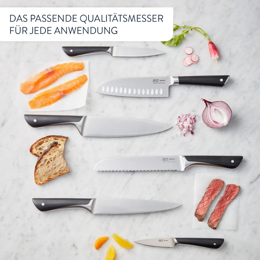 Jamie Oliver by Tefal K26716 Schälmesser 7 cm | hohe Schneideleistung | unverwechselbares Design | w