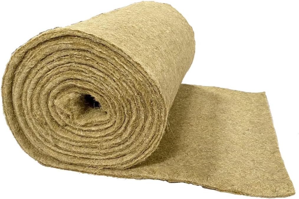 Nager-Teppich aus 100 % Hanf, Meterware, 0,80 m x 25,00 m x ca. 0,5 cm dick (EUR 6,00/m²), Nagermatt