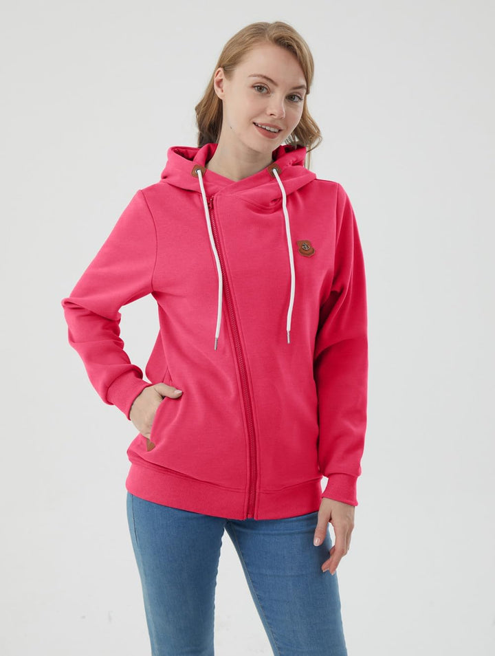 Newbestyle Jacke Damen Sweatjacke Vicky Zip Hoodie Pulli Oberteile Damen Kapuzenpullover Pullover mi