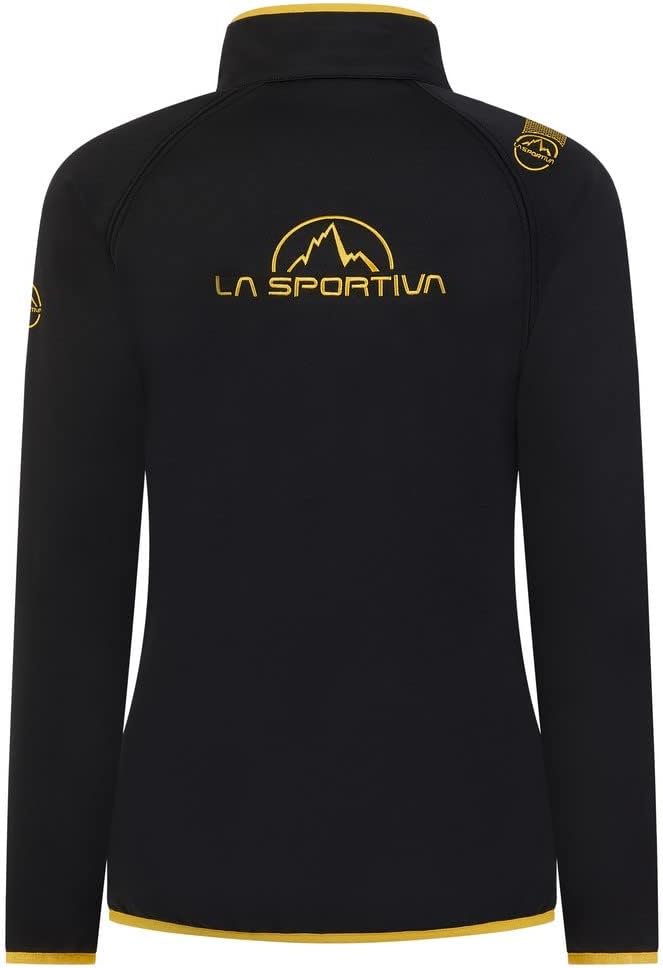LA SPORTIVA Damen Promo Fleece Sweatshirt L Black/Yellow (999100, L Black/Yellow (999100
