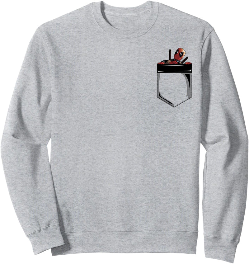 Marvel Deadpool Faux Pocket Sweatshirt
