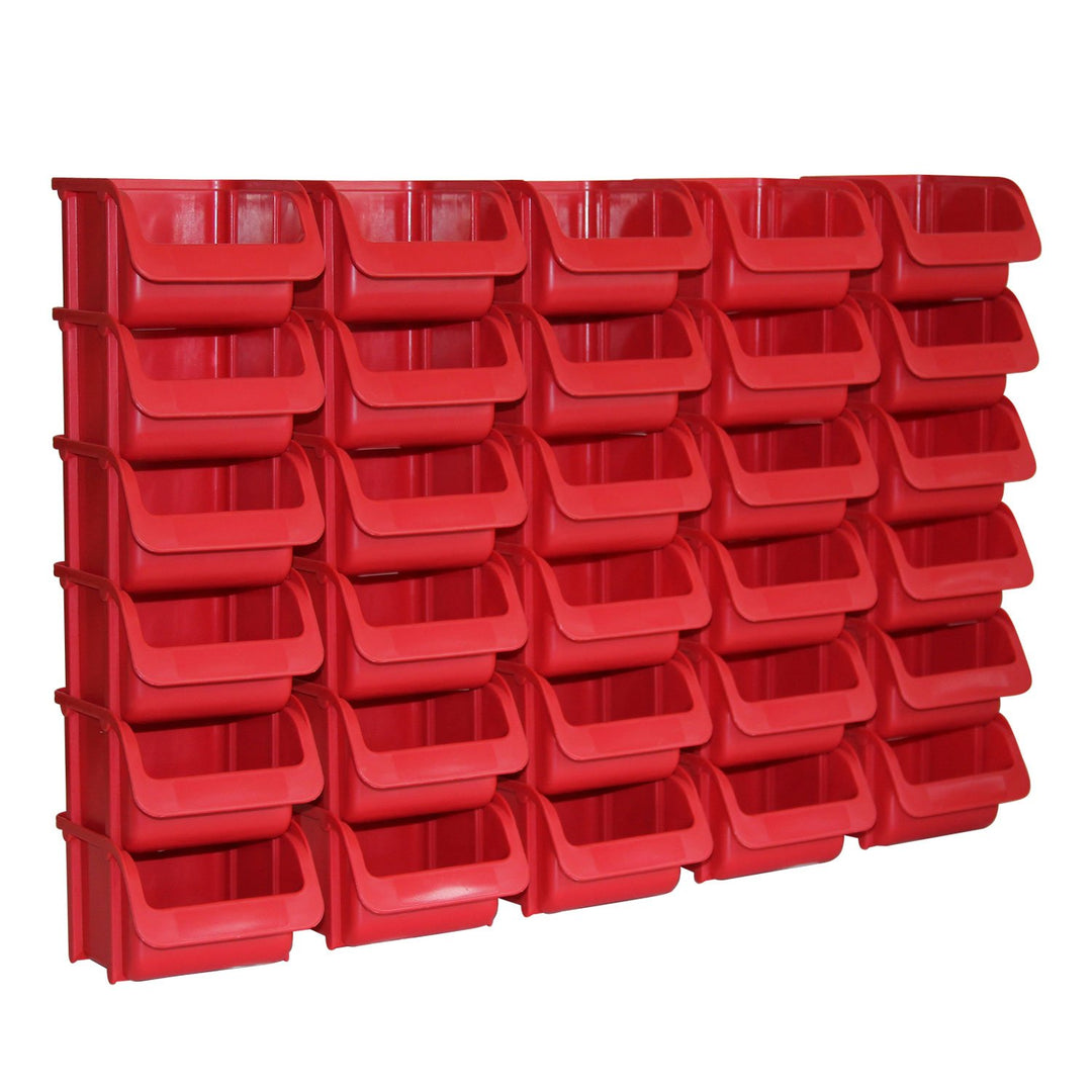 30x Sichtbox PP Grösse 1 rot PRO NEU 30er Set Sichtboxen Werkstatt-Lagerboxen