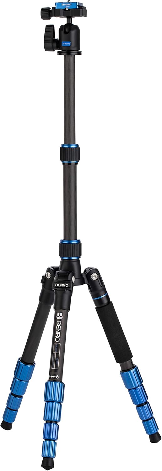 BENRO Kit Trepied Slim Travel Carbone FSL09CN00 + Rotule N00 Kohlefaser, Kohlefaser