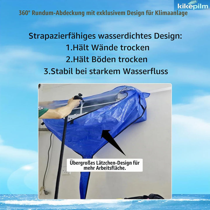 Professionelles Klimaanlage Reinigungsset &amp; Reiniger für Split-Klimaanlagen | Umfassendes Wartungsse