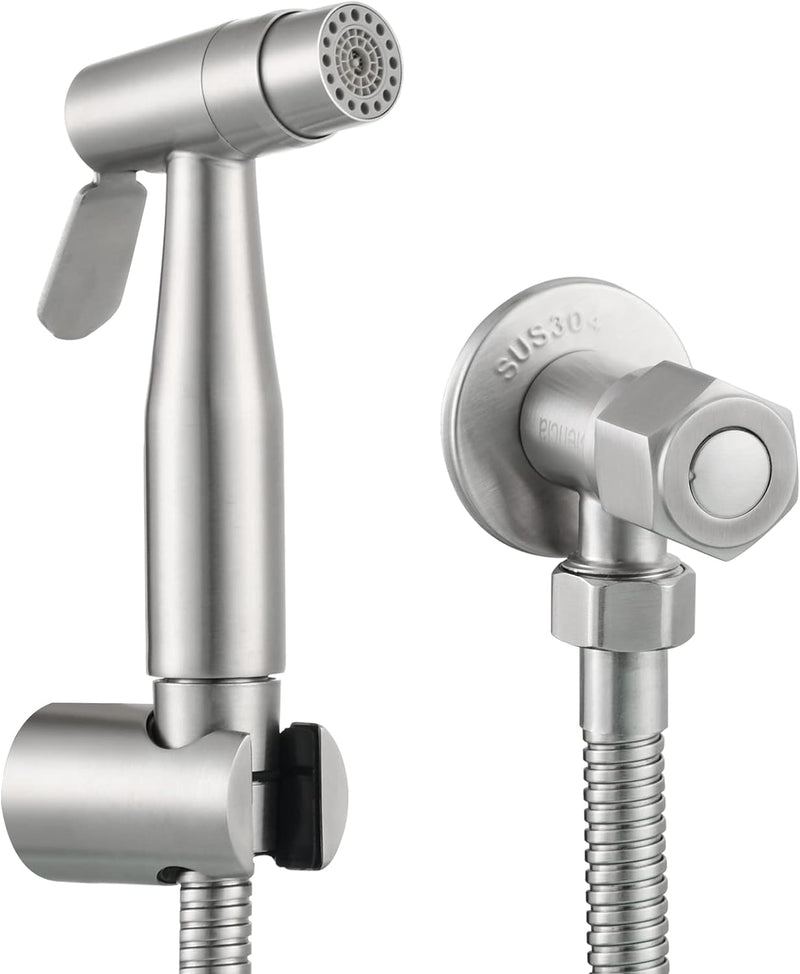 CIENCIA Bidet-Handbrause für Toilette Sprayer Edelstahl Sprüher Shattaf Komplett Bidet Set für WC, W