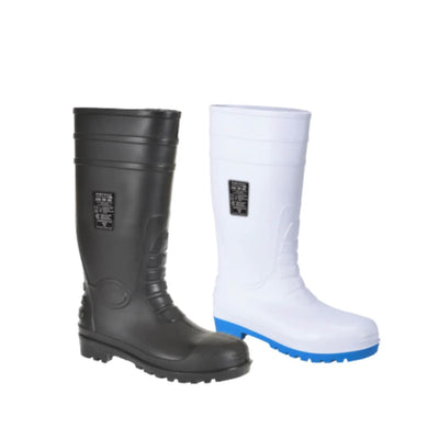 Portwest Total-Sicherheitsgummistiefel S5, Grösse: 41, Farbe: Schwarz, FW95BKR41 41 EU Schwarz, 41 E