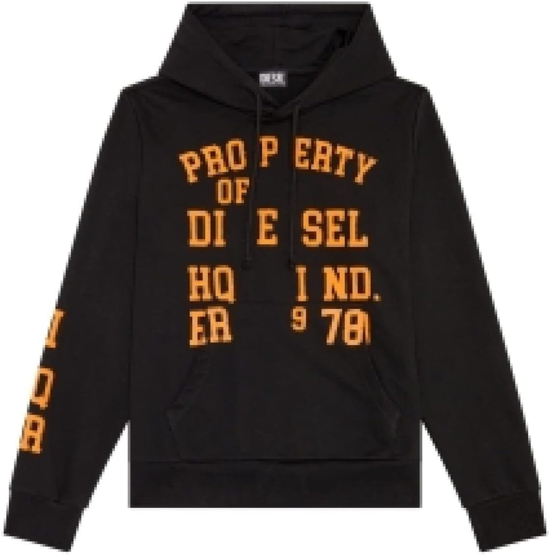 Diesel Herren Sweatshirt M Schwarz, M Schwarz