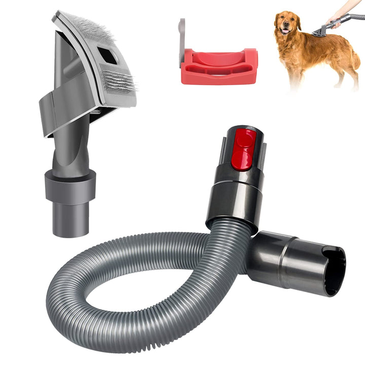 Hundebürste Staubsauger Aufsatz 3 Stück, Hundebürsten Tierhaarbürste für Dyson Pet Grooming Kit Vacu
