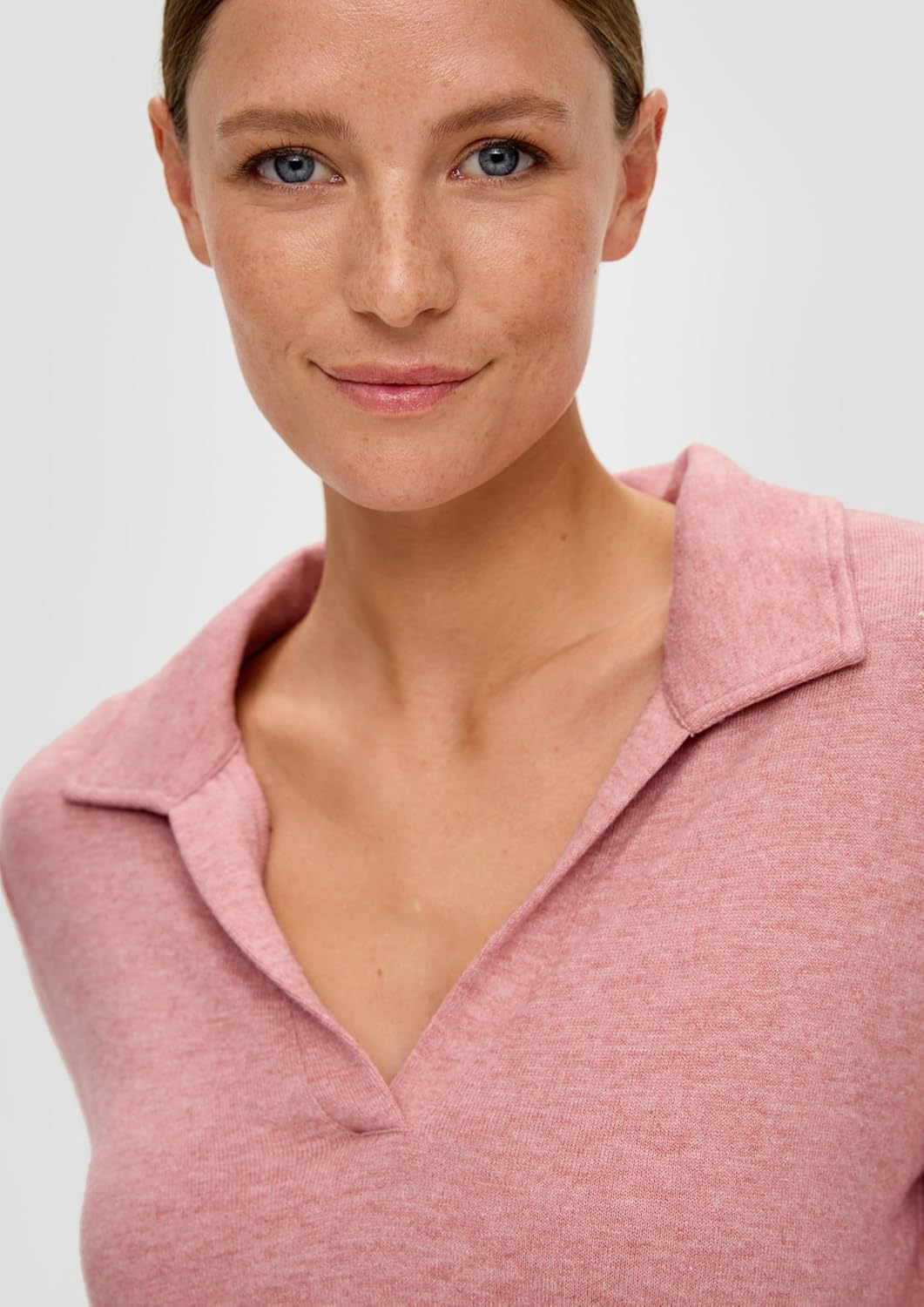 s.Oliver Longsleeve aus Viskosemix 40 Orange, 40 Orange