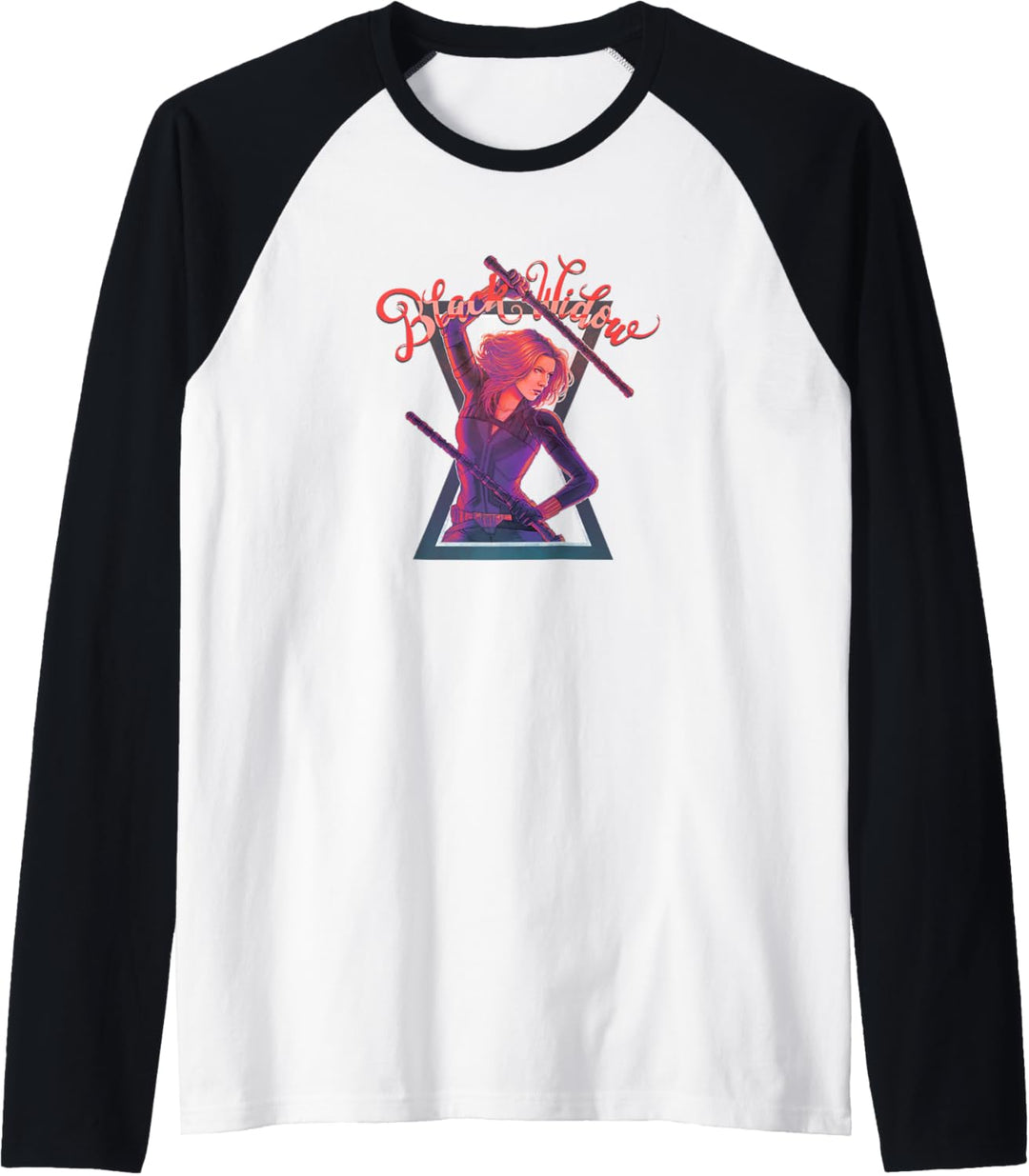 Marvel Black Widow Action Shot Raglan