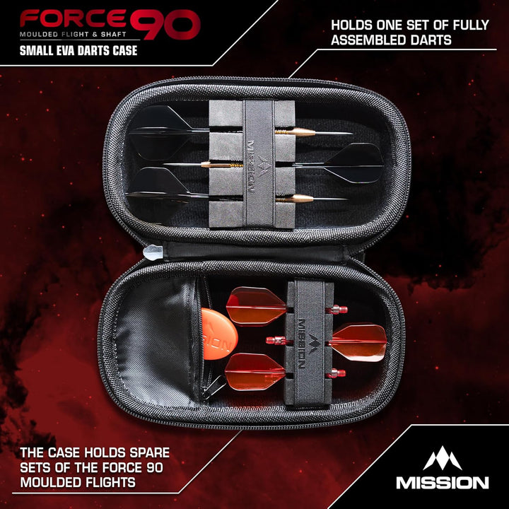 Mission Darts Force 90 Darttasche | EVA-geformte Brieftasche | schlank