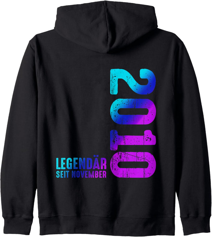 Legendär Seit November 2010 Geburtstag Limited Edition Kapuzenjacke