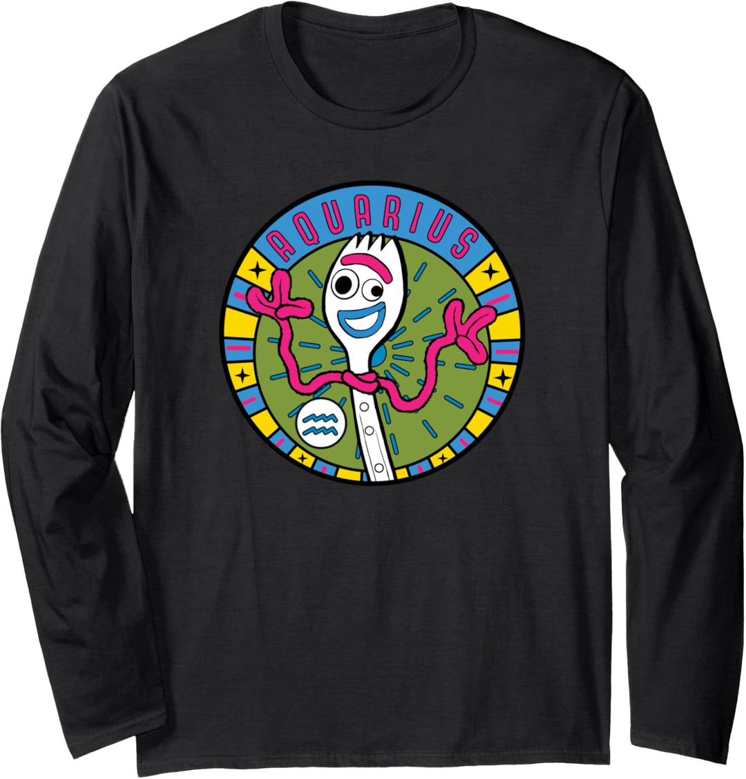 Disney PIXAR Toy Story Forky Zodiac Aquarius Langarmshirt