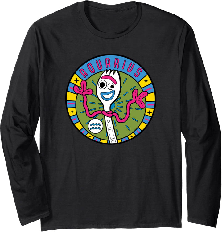 Disney PIXAR Toy Story Forky Zodiac Aquarius Langarmshirt