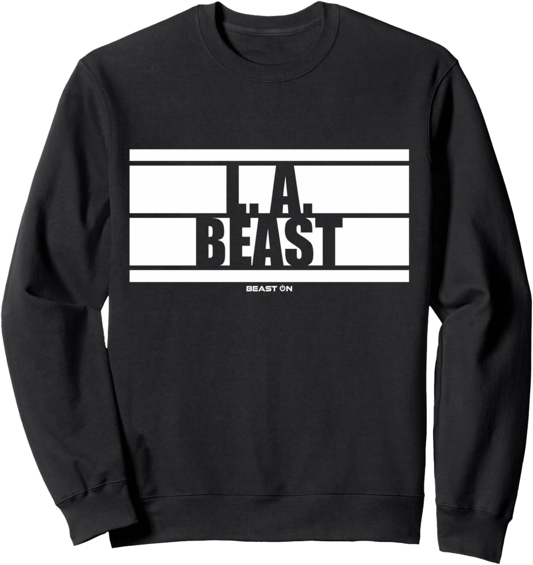 LA L.A. Beast Athlet Bodybuilding Gains Gym Fitness Training Sweatshirt