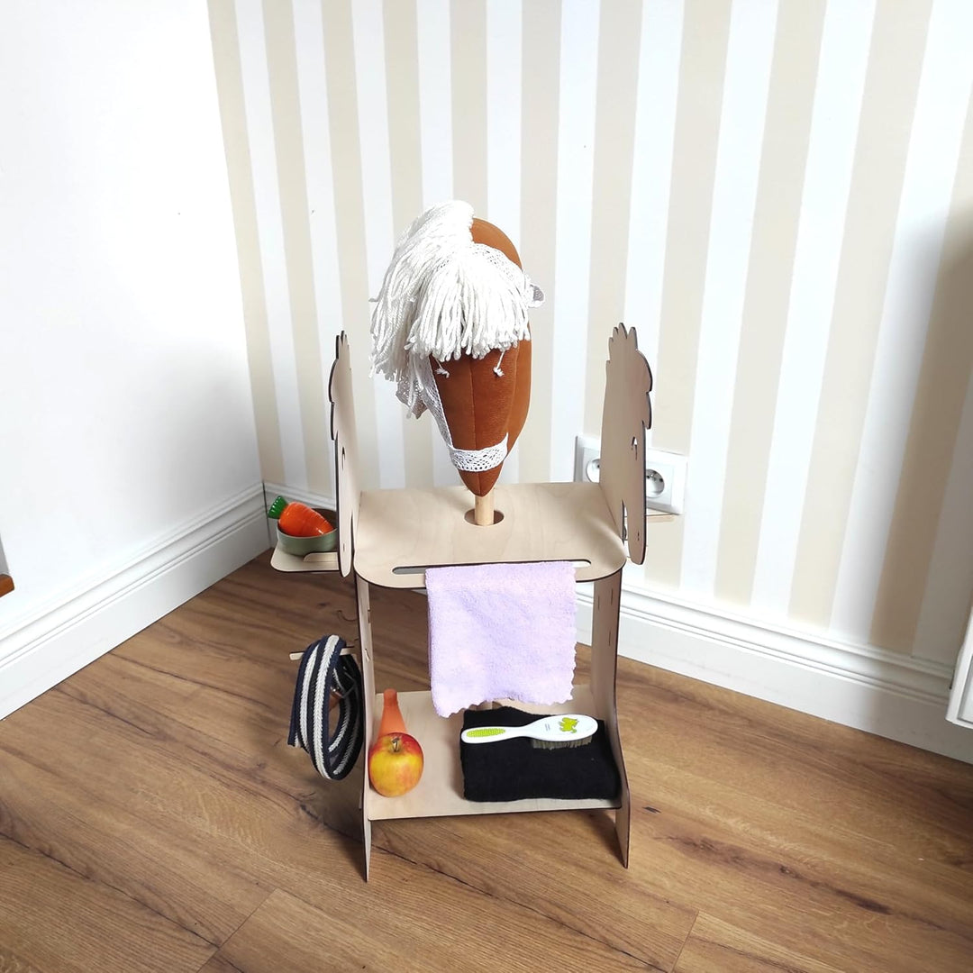 Hobby Horse Stall, Holzstall, Pferde Stall, Hobby Horse Ständer