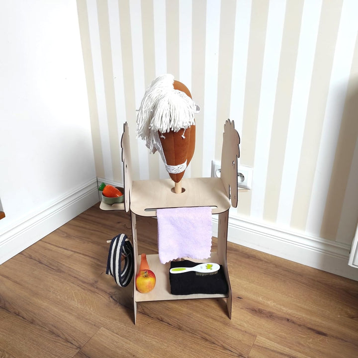 Hobby Horse Stall, Holzstall, Pferde Stall, Hobby Horse Ständer
