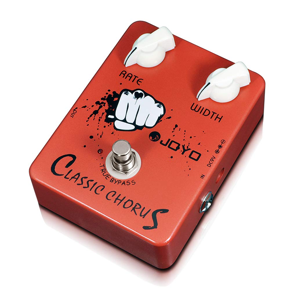 JOYO Chorus-Pedal, klarer und transparenter Chorus, voller Klang und klarer Klang für E-Gitarren-Eff