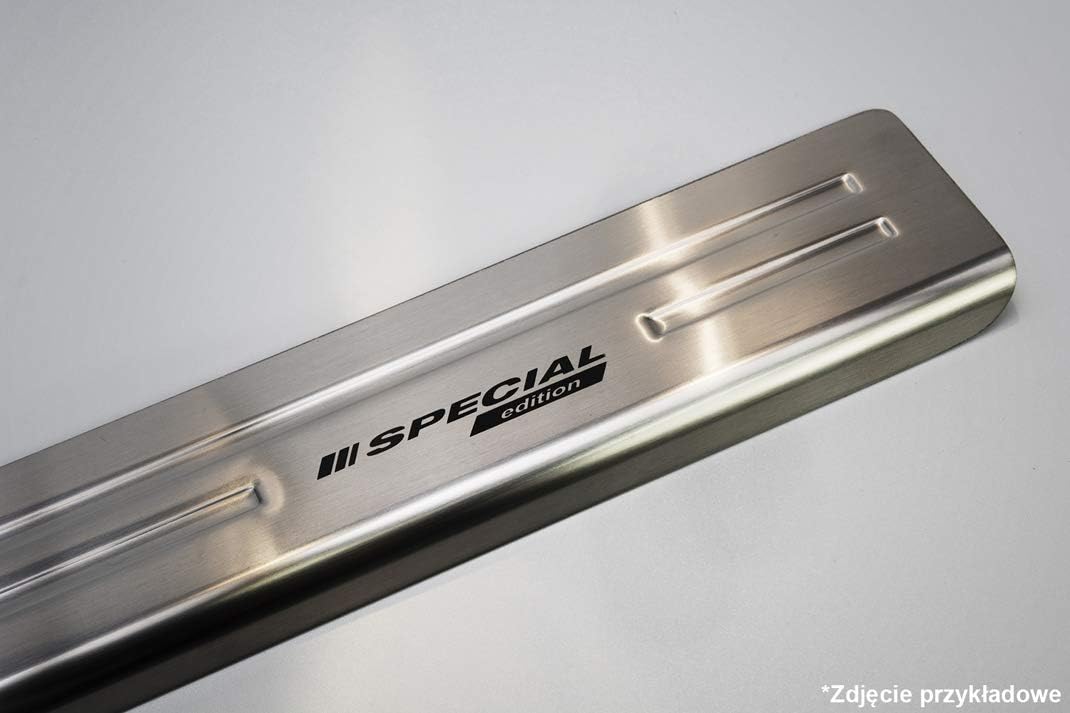 Avisa INOX Door sill Protectors Compatible with Volkswagen Golf VII 5-Doors & Variant 2012-2020 - 'S