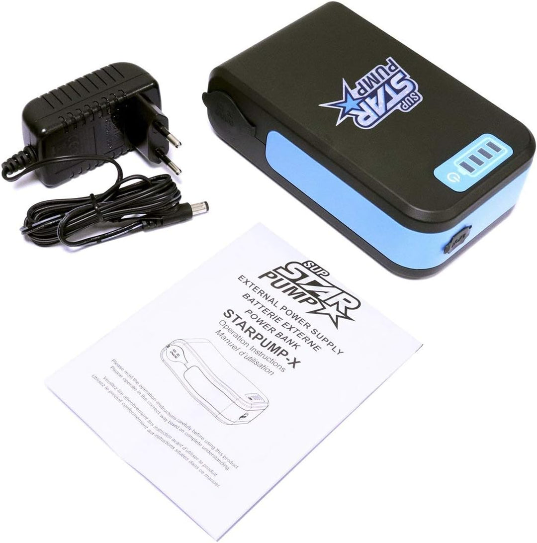 STAR PUMP 8 SUP Pump 12V Super Electric Pump E-Pumpe mit Akku Powerbank