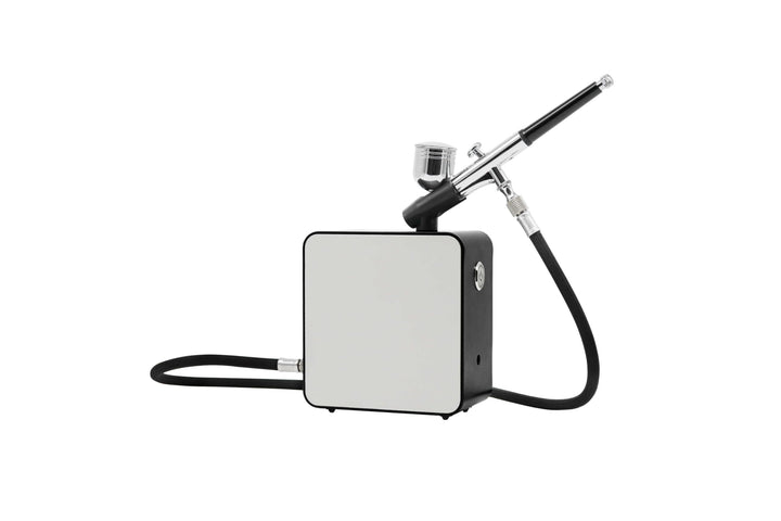 Komplettes Airbrush Set mit Kompressor, Vintage Design, 20 PSI, leicht für Anfänger, Ideal für Kunst