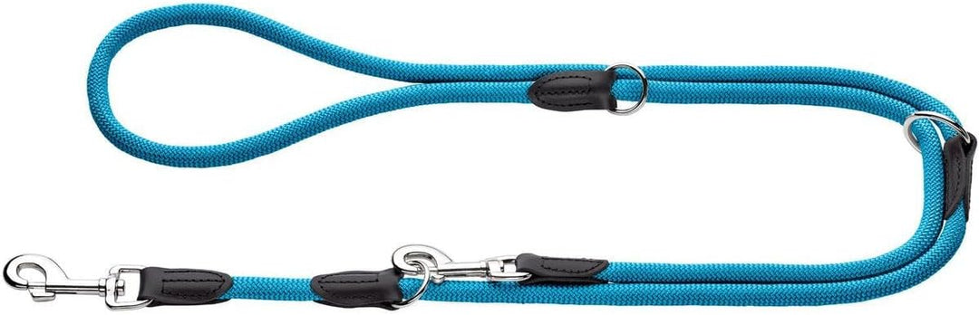 HUNTER Freestyle Verstellbare Führleine für Hunde, robust, wetterfest, 0,8/200 cm, petrol 0,8 x 200