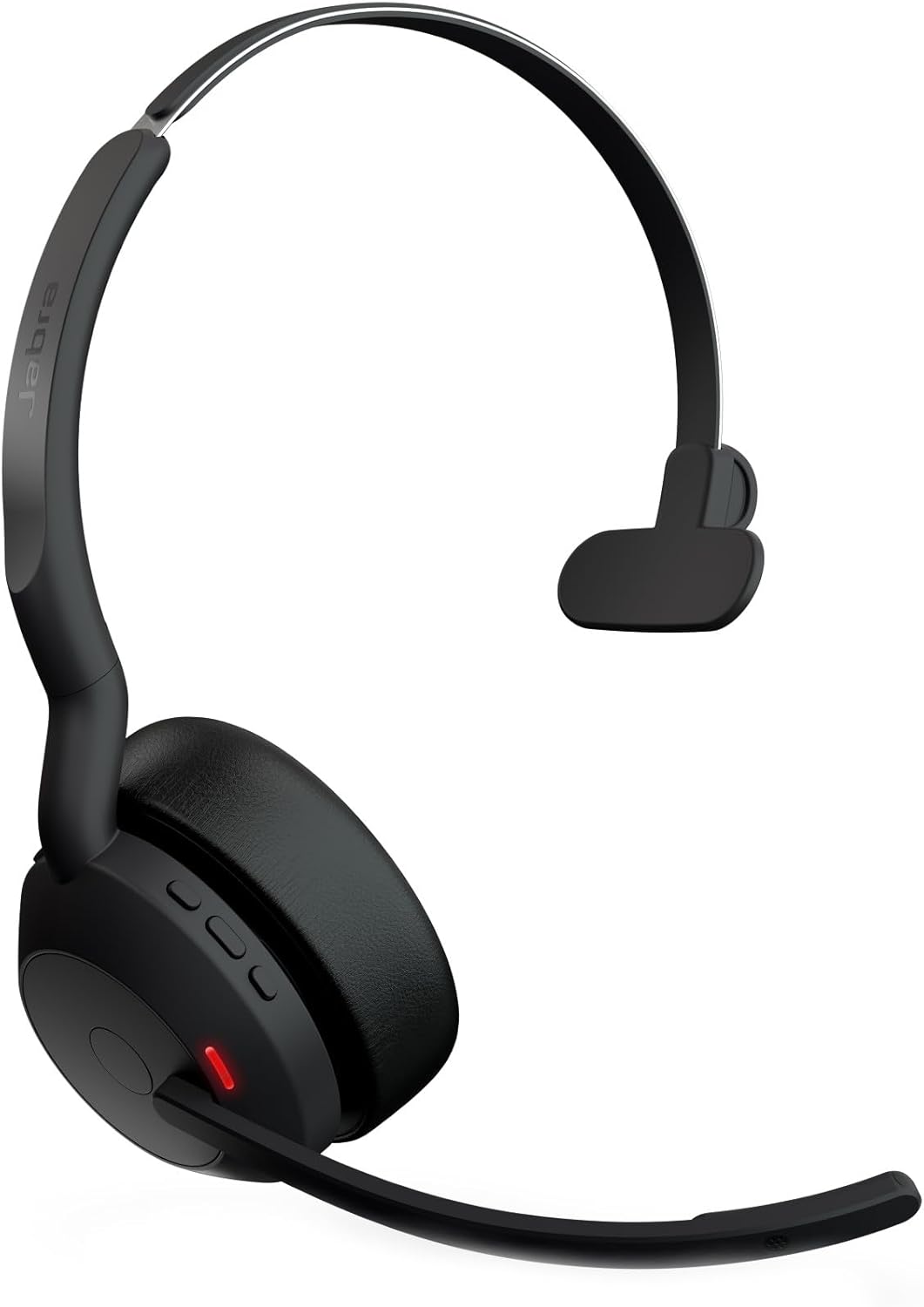 Jabra Evolve2 55 - schnurloses Mono-Headset mit Jabra Air Comfort - Mikrofone mit Geräuschunterdrück