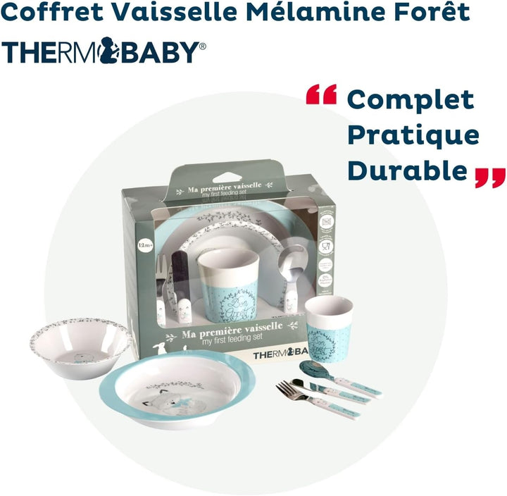 Thermobaby Geschirrset, Melamin, Bohrer