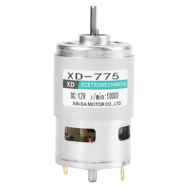 DC-Motor mit hoher Geschwindigkeit und geringem Geräuschpegel von XD-775 12 V/24 V, permanenter Magn