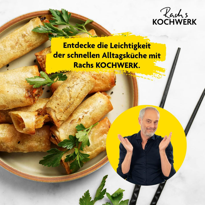 Rachs KOCHWERK Doppelkammer Heissluftfritteuse 7 L | Airfryer mit 2 Kammern jeweils 3,5 L | Heissluf