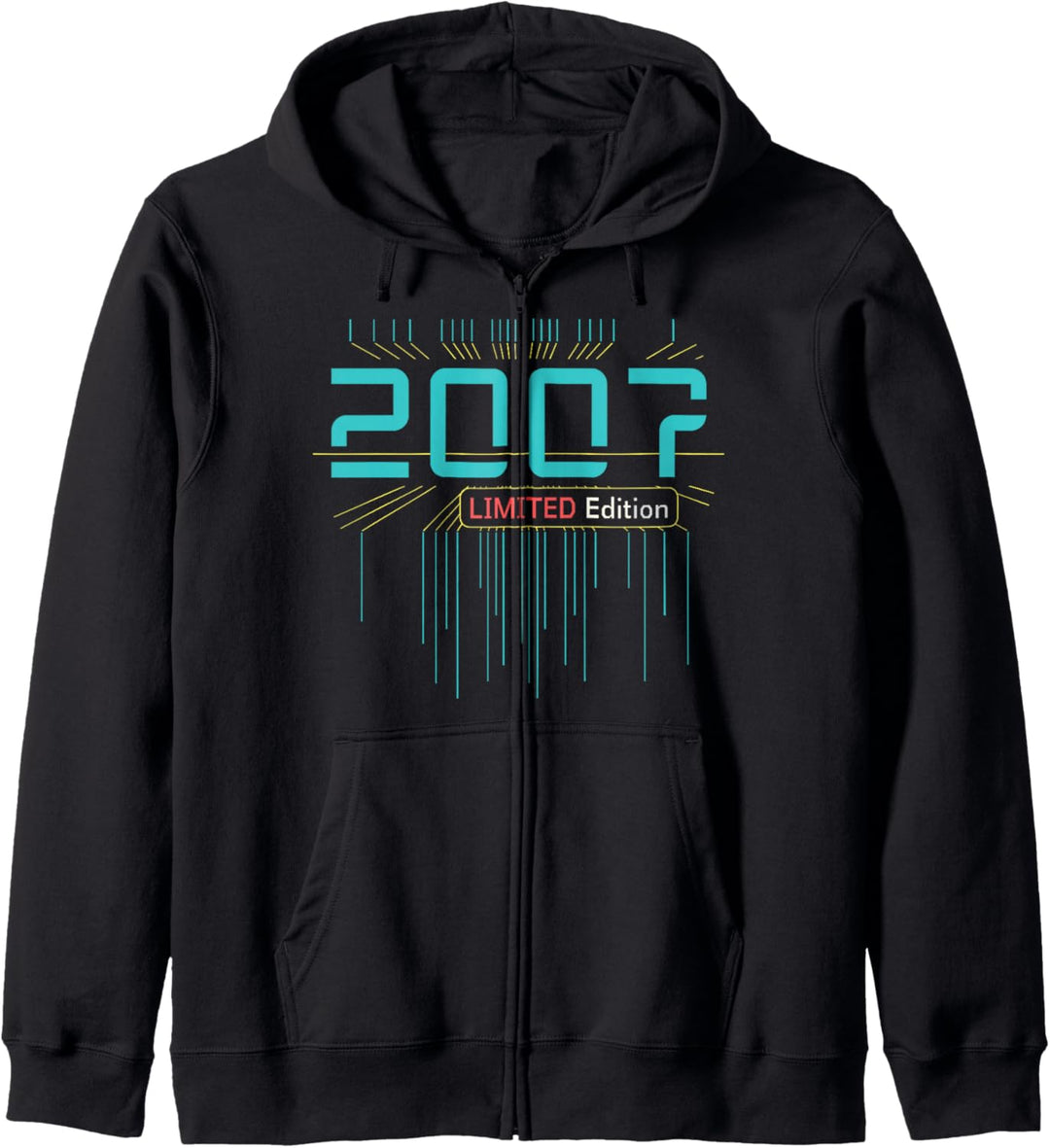 17. Geburtstag Junge Mädchen 17 Jahre 2007 Lustig Geschenk Kapuzenjacke