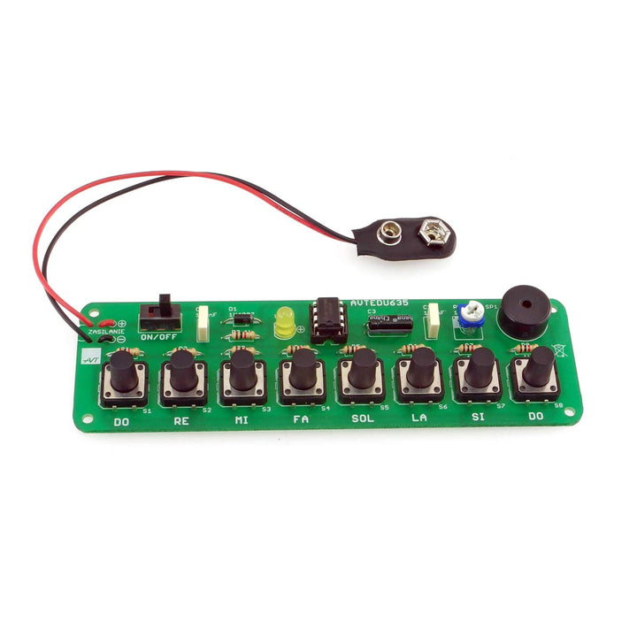 AVTEDU635 KIT DIY Miniklavier, Elektronik Bausatz, Elektronik-Bastelkit, Übungsplatine für Anfänger,