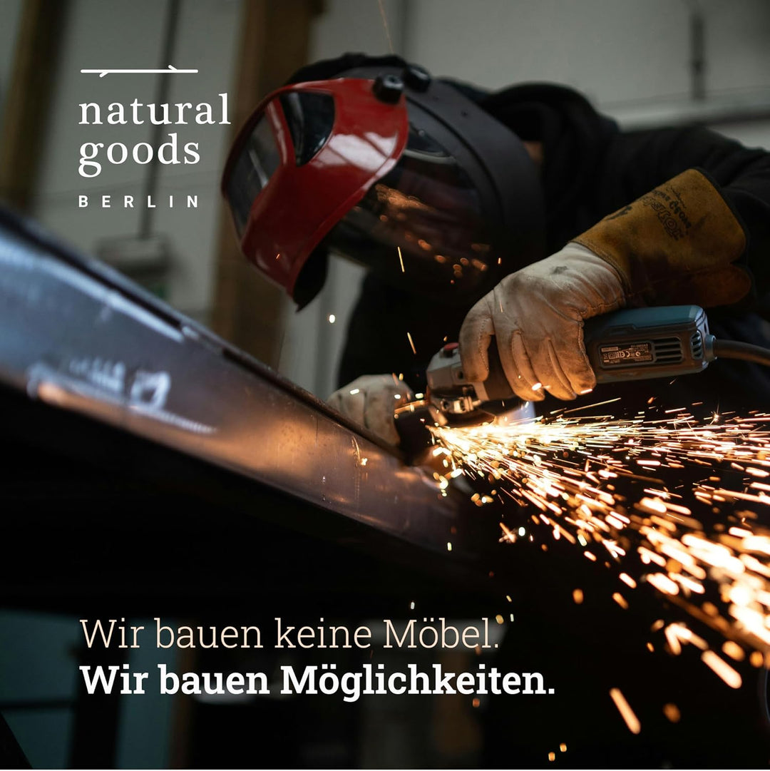 1x Kleiderstange RECHTECK, Garderobenhalter U-From, Wandmontage Bad Flur Küche, inkl. Montagemateria