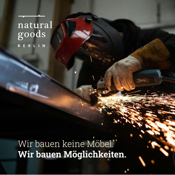 1x Kleiderstange RECHTECK, Garderobenhalter U-From, Wandmontage Bad Flur Küche, inkl. Montagemateria