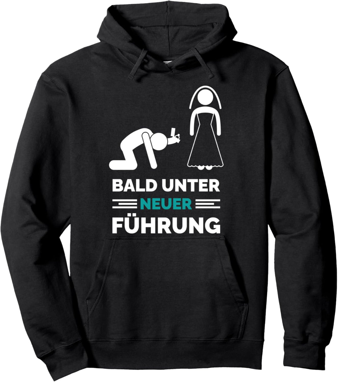 Bald unter neuer Führung Ich heirate Groom Trauzeuge Ring Pullover Hoodie