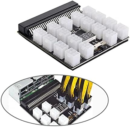 NFHK 1200 W Server-PSU-Netzteil Breakout Board Adapter mit 17 Ports ATX 6 Pin für DPS-800GB 1200FB 1