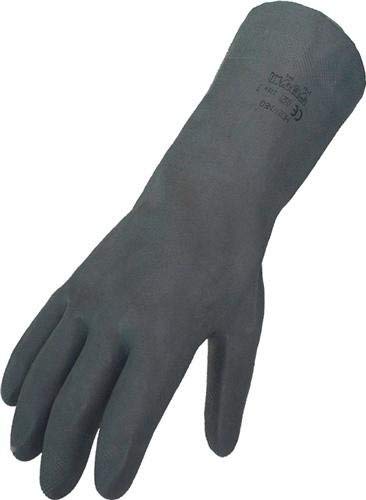 ASATEX Chemikalienschutz-Handschuh - Neoprene 3470, grau, Gr. 8 (10 Paar), 8