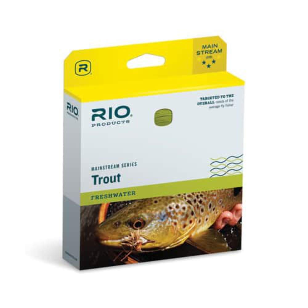 Rio Mainstream Trout Weight Forward Fly Line - Fly Fishing WF4F, WF4F