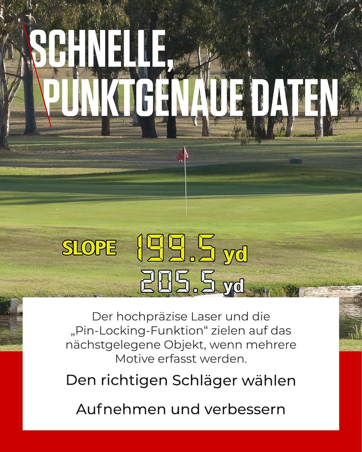 Canon PowerShot Golf-Entfernungsmesser - Rangefinder mit Flag-Lock & Slope Modus an/aus (12x Digital