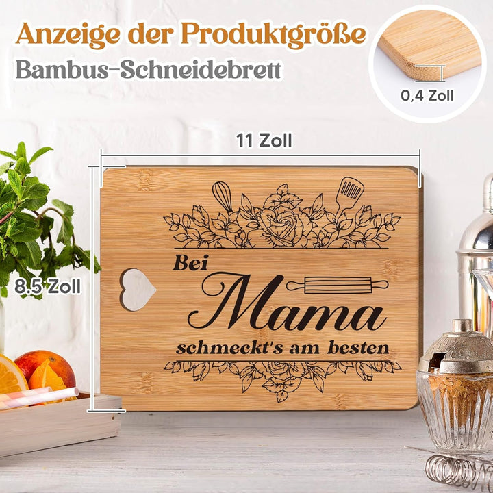 Mama Weihnachtsgeschenke, Geschenke für Mama zum Geburtstag, Geburtstagsgeschenk für Mama - Bambus S