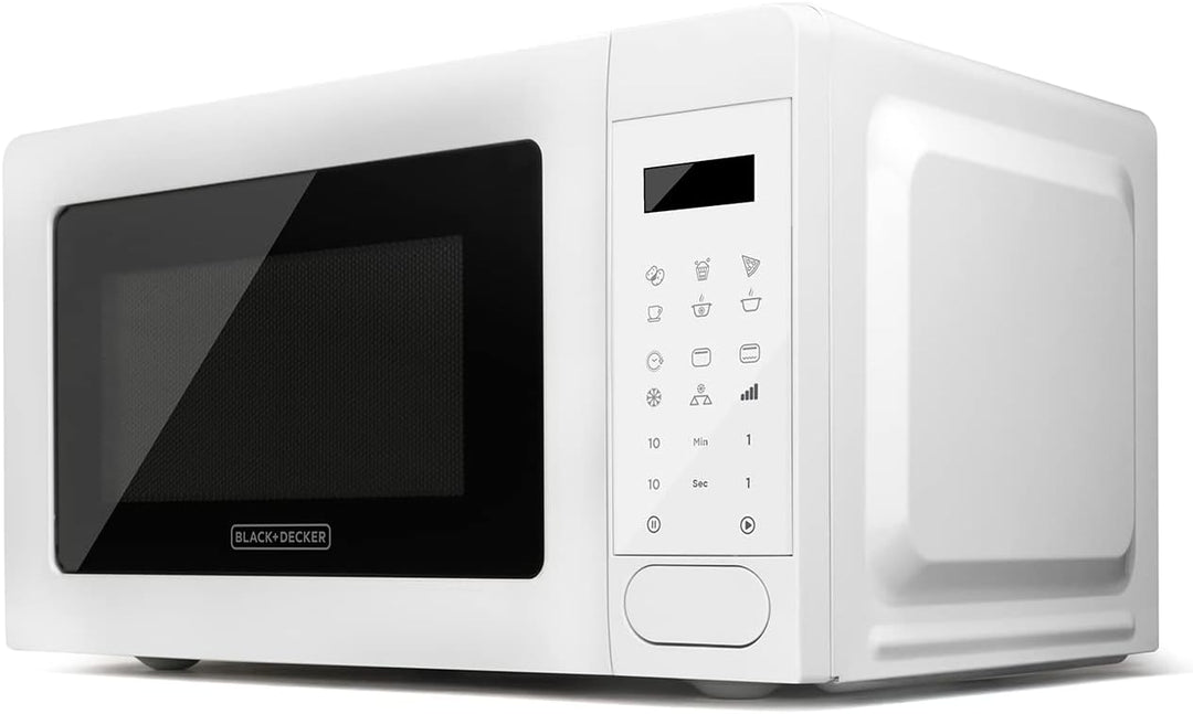 Black+Decker BXMZ701E - digitale Mikrowelle mit 20l Volumen und 700W Mikrowellenleistung, 10 Leistun
