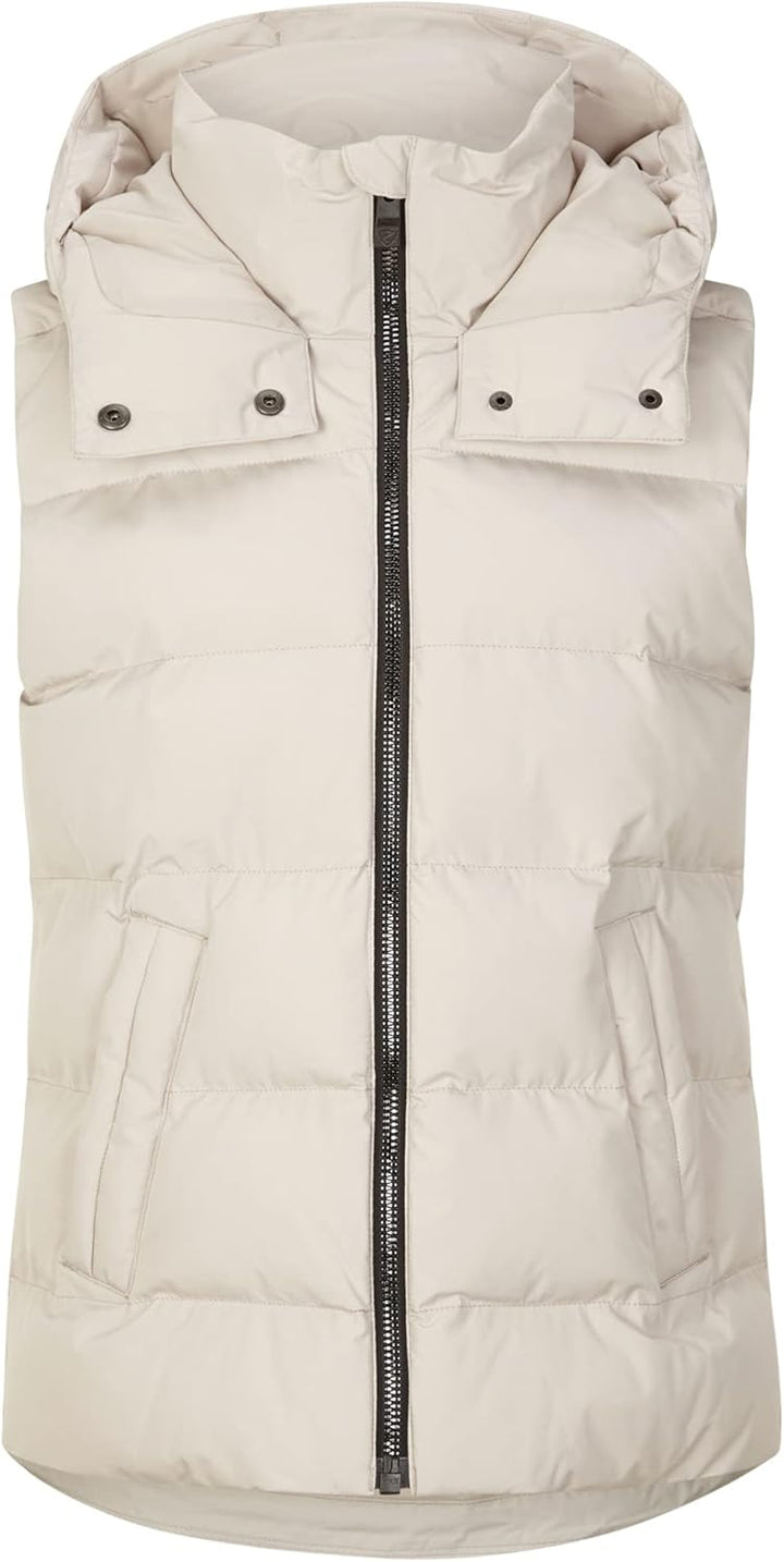 Ziener Damen Tulja Weste Freizeit, Sport | Micro Down, warm, modisch (1er Pack) 38 silver