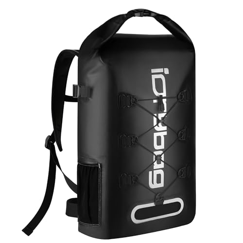 IDRYBAG Wasserdichter Rucksack für Damen und Herren, wasserdichte Taschen für Kajakfahren, Rucksack,
